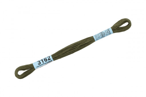 Нитки для вышивания "Gamma" мулине ( 3071-3172 ) 100% хлопок 8 м №3162 хаки Нитки для вышивания "Gamma" мулине ( 3071-3172 ) 100% хлопок 8 м №3162 хаки