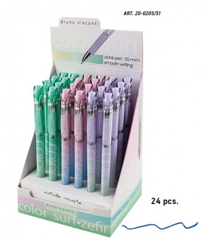 Ручка шариковая 0,5мм синяя "ColorSurf.Zefir", BV/20-0205/51 (24)