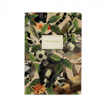 Тетрадь 40 клетка "Forest ball" сшивка, BV/7-40-001/100 (24)