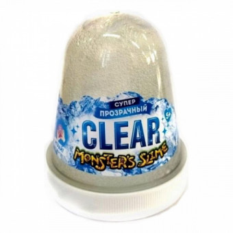 Слайм "Monster's Slime" Прозрачный в колбе на 120 мл