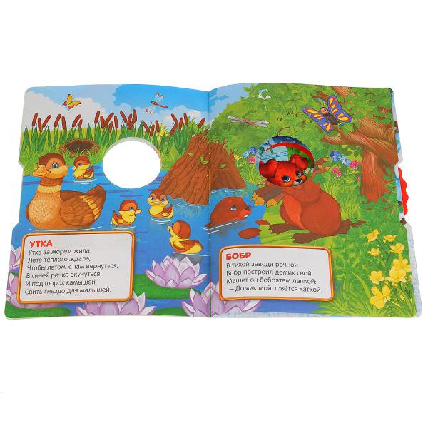 Развивающая книжка с колёсиком «Кто где живёт» В.Степанова , формат: 165Х215мм, 8стр, Умка