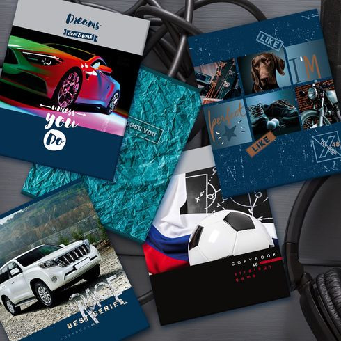 Тетрадь общая А5 скоба 48л. клетка "MIX-10 Мальчики" (ассорти) 10 дизайнов BG (8/80) Тетрадь общая А5 скоба 48л. клетка "MIX-10 Мальчики" (ассорти) 10 дизайнов BG (8/80)