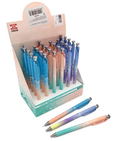 Карандаш механ. "Счастливая звезда" 0.7мм матовый корпус с градиентом, цвета в ассортименте, WTZ-13/CE-468  №TM01850 (30/30/720) Карандаш механ. "Счастливая звезда" 0.7мм матовый корпус с градиентом, цвета в ассортименте, WTZ-13/CE-468  №TM01850 (30/30/720)