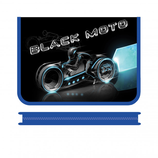Папка А5 для тетрадей, молния вокруг, печать на пластике "Black moto", Пчёлка/ПМ-А5-04 (50) Папка А5 для тетрадей, молния вокруг, печать на пластике "Black moto", Пчёлка/ПМ-А5-04 (50)