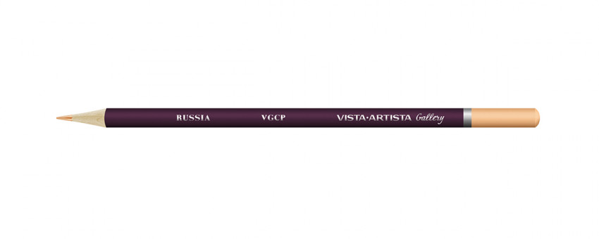 Карандаш цветной художественный заточенный 212 охра светлая, Gallery VISTA-ARTISTA/VGCP 212 (6)