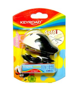 Степлер №24  KEYROAD  МИНИ + скобы в блистере  KR971301 (2/144)