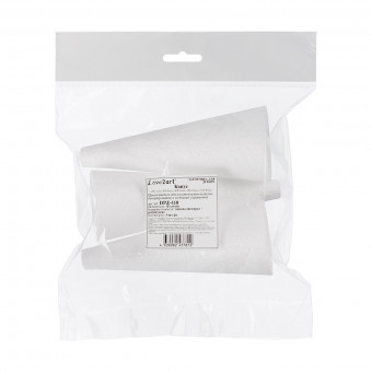 Заготовка 6 х6 х15см для декорирования "Конус" пенопласт, 3шт, Love2art/DPZ-110 Заготовка 6 х6 х15см для декорирования "Конус" пенопласт, 3шт, Love2art/DPZ-110