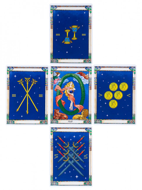 Карты гадальные "Марсельское таро" (78 карт, стандарт) ГК-2029