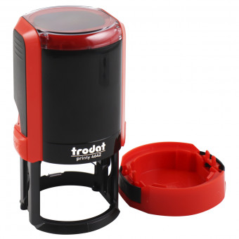 Оснастка для печатей d-42 мм, цвет оттиска синий, цвет корпуса красный, 167070, Trodat/4642 Оснастка для печатей d-42 мм, цвет оттиска синий, цвет корпуса красный, 167070, Trodat/4642