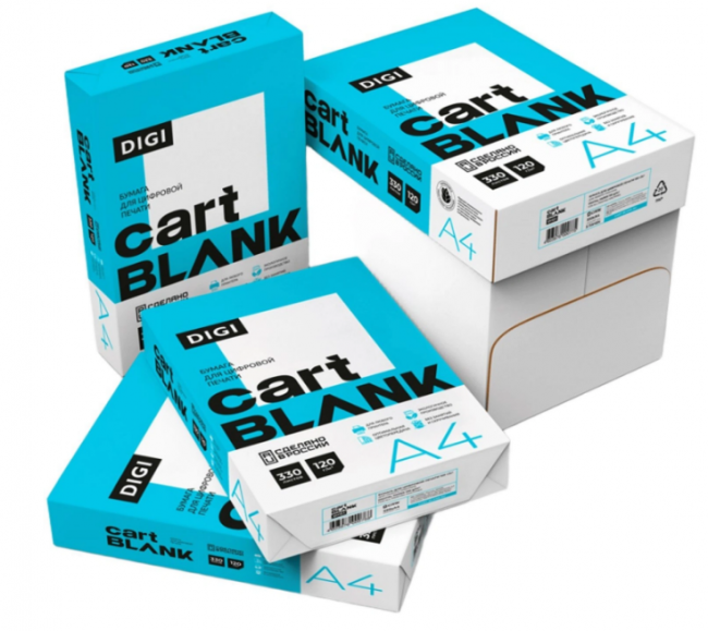 Бумага Cartblank "Digi" А4, 120г/м2, 330л, 145%