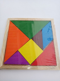 ДЕРЕВЯННЫЙ ЛОГИЧЕСКИЙ НАБОР. "ГЕОМЕТРИЧЕСКИЕ ФИГУРЫ" ASMAR.