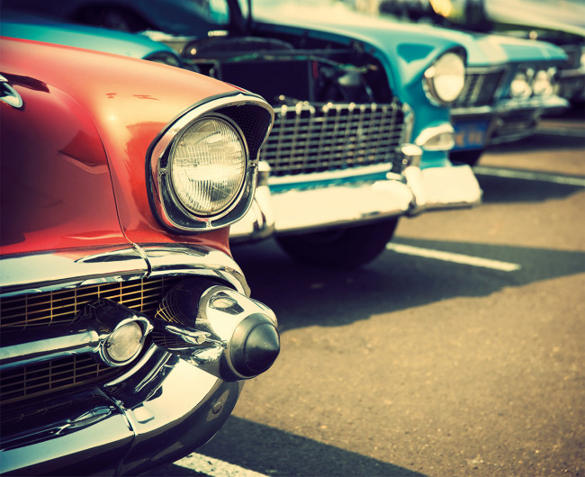 Интерьерная картина на холсте 50 х 40см "Цепляющее ретро" с подрамником, ФРЕЯ/PCF-17