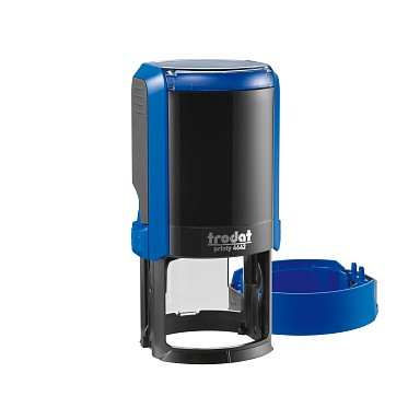 Оснастка для печатей PRINTY d-42 мм, цвет оттиска синий, цвет корпуса сапфир, 198956, Trodat/4642