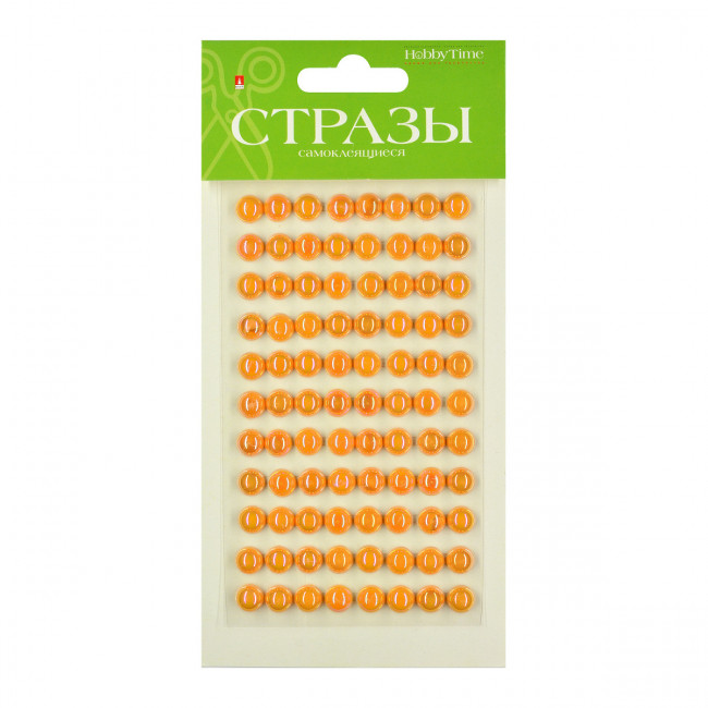Самоклеящиеся стразы 8мм "Цветной радужный жемчуг", 5цв, №111, BV/2-117/08