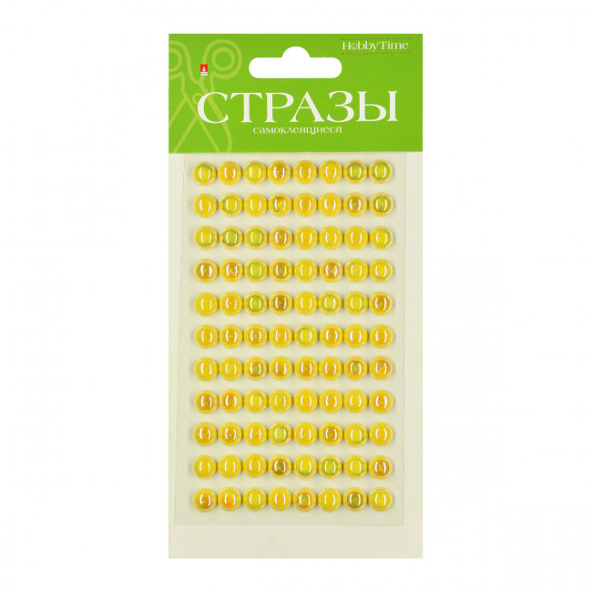Самоклеящиеся стразы 8мм "Цветной радужный жемчуг", 5цв, №111, BV/2-117/08