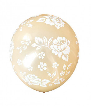 Шар 12" "Цветы" ассорти, MAYLOTT/292-10 (100)