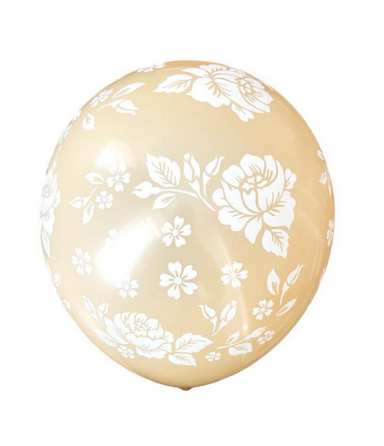 Шар 12" "Цветы" ассорти, MAYLOTT/292-10 (100)