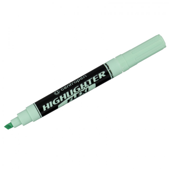 Текстовыделитель Centropen "Flexi 8542" пастельный зеленый, 1-5мм, гибкий пишущий узел Текстовыделитель Centropen "Flexi 8542" пастельный зеленый, 1-5мм, гибкий пишущий узел