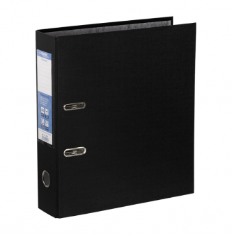 Регистратор А4 75мм арочный механизм, PVC, черный, Classic Expert Complete/25161 (50)