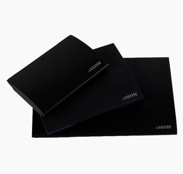 Штемпельная подушка "deVENTE" 110x70 мм, на гелевой основе, синяя, в картонной коробке Штемпельная подушка "deVENTE" 110x70 мм, на гелевой основе, синяя, в картонной коробке