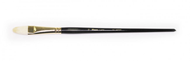 Кисть плоскоовальная N10 "Artists" щетина, длинная ручка, Pinax/117010 Кисть плоскоовальная N10 "Artists" щетина, длинная ручка, Pinax/117010