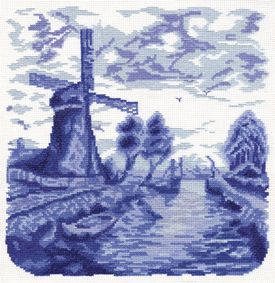 Набор для вышивания "Мельница и мост", PANNA/ GT-0237