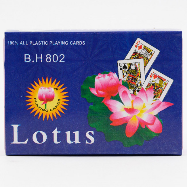 Карты игральные пластик 54шт "LOTUS", MAYLOTT/B.H802.803 (12) Карты игральные пластик 54шт "LOTUS", MAYLOTT/B.H802.803 (12)