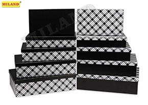 Набор прямоугольных коробок 5 в 1 "Классика" (30*20*8 cм - 22*12*4 см) ПП-3168