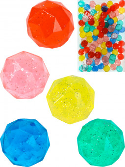 Мяч-прыгун 3,2см, 100шт, Рыжий Кот/TQ118-48