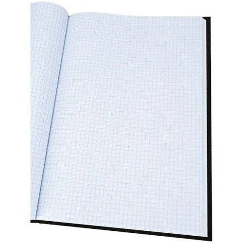 Книга учёта А4 96л клетка, переплёт 7БЦ, чёрный-11, Проф-Пресс/96-9289 (10)