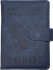 Обложка на паспорт WENZER OFFiCE, РФ Паспорт, на кнопке, синяя, эко кожа