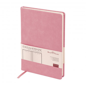 Ежедневник недатированный А5 136л "Megapolis loft", пудровый розовый, BV/3-675/11 (20)