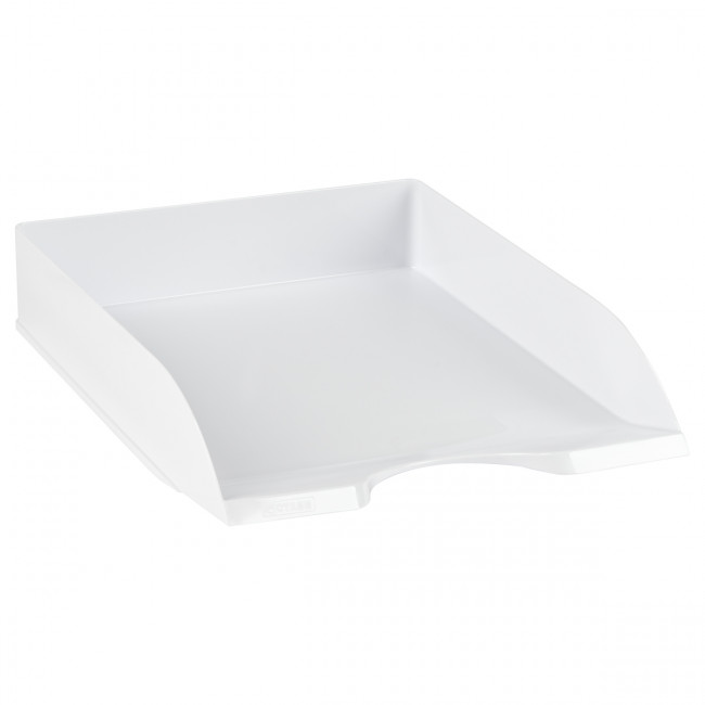Лоток для бумаг горизонтальный "Дельта", белый, СТАММ (6)