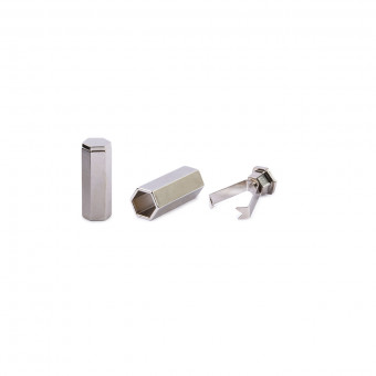 Концевик декоративный, №04 никель, 20шт, Gamma/GB 1648 №04