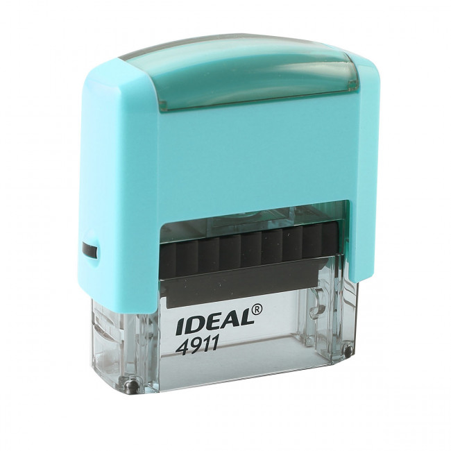 Оснастка 14*38мм для штампов, оттиск синий, корпус топаз, 158810, IDEAL Trodat/4911 IDEAL Т Оснастка 14*38мм для штампов, оттиск синий, корпус топаз, 158810, IDEAL Trodat/4911 IDEAL Т