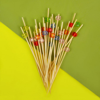 Пика д/канапе 12 см (24 шт./уп.) Жемчужина многогранная Пика д/канапе 12 см (24 шт./уп.) Жемчужина многогранная