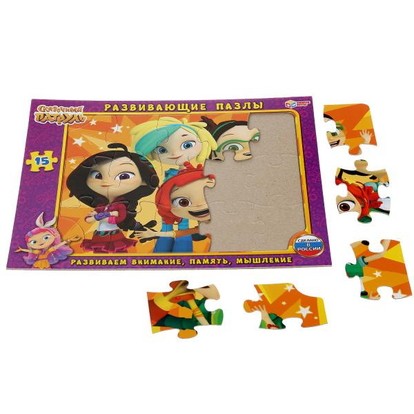 Развивающие пазлы в рамке «Сказочный патруль». Умка