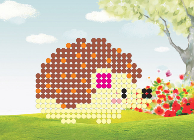 Мозаика 20.5 x 29см "Ёжик", Hobbius/MDS-06 №02 Мозаика 20.5 x 29см "Ёжик", Hobbius/MDS-06 №02