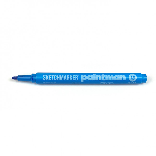 Маркер 1,0мм синий, перманентный "Paintman", SKETCHMARKER/SMPM1BLUE