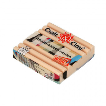 Полимерная глина 52г, 1005 телесный натуральный, Craft&Clay/CCH 1005