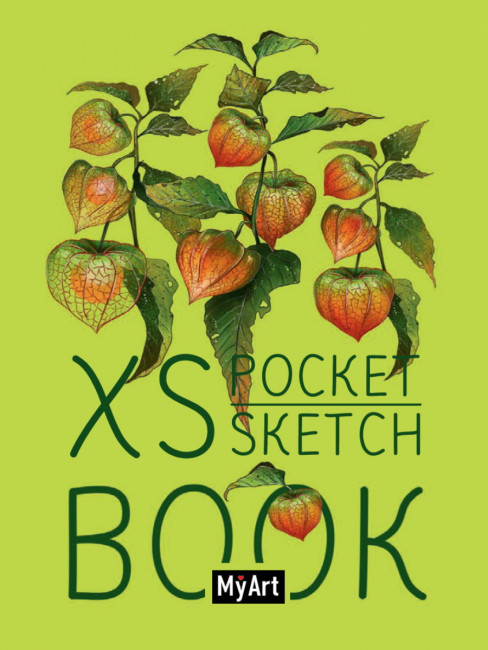 Скетчбук XS Pocket "Физалис" MyArt. Формат: 95х138х11 96стр, Проф-Пресс Скетчбук XS Pocket "Физалис" MyArt. Формат: 95х138х11 96стр, Проф-Пресс