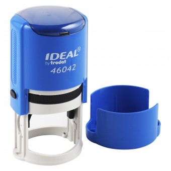 Оснастка d-42мм для печатей, синий, корпус синий, 125310, IDEAL Trodat/46042 Оснастка d-42мм для печатей, синий, корпус синий, 125310, IDEAL Trodat/46042