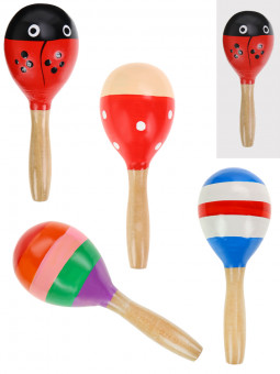 Маракас 12см деревянный, Рыжий Кот/И-2525 Маракас 12см деревянный, Рыжий Кот/И-2525