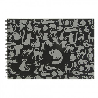 Блокнот А4 40л"Ночные коты", Гознак (5)