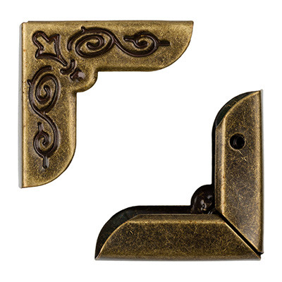 Уголки для альбомов, №23 античная бронза, 4шт, Mr.Painter/VIN-21 23