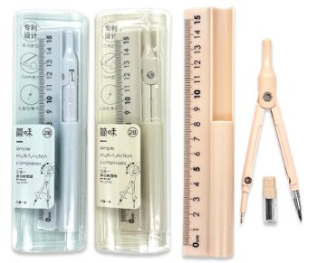 Набор чертежн. DI-660 3 предмета (циркуль 12,5см, 2 сменных грифеля 2B в футляре, линейка 15 см), металл/пластик, цвета ассорти, в уп ПВХ №2348 (1/20/160) Набор чертежн. DI-660 3 предмета (циркуль 12,5см, 2 сменных грифеля 2B в футляре, линейка 15 см), металл/пластик, цвета ассорти, в уп ПВХ №2348 (1/20/160)