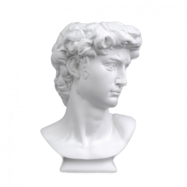 Гипсовая фигура Малевичъ голова Давида кашпо-органайзер 195267