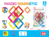 Магнитный конструктор "Магический магнит" (19,5х12,5х1 см)(6 деталей, в блистере) ( Арт. 2001547) Магнитный конструктор "Магический магнит" (19,5х12,5х1 см)(6 деталей, в блистере) ( Арт. 2001547)