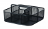 Подставка для канц.пренадлежностей, 5 отд., металлическая, черная WENZER OFFiCE /2017 Подставка для канц.пренадлежностей, 5 отд., металлическая, черная WENZER OFFiCE /2017