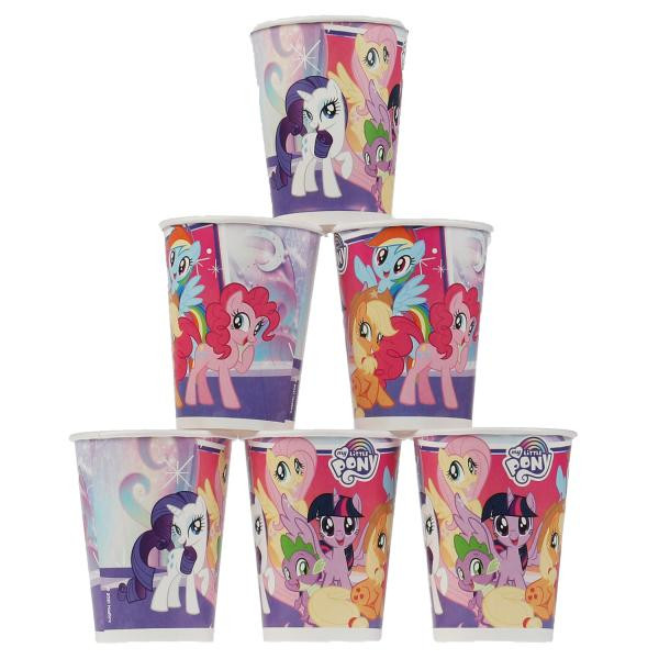 Бумажные стаканы «Мой маленький пони» 6шт, Умка